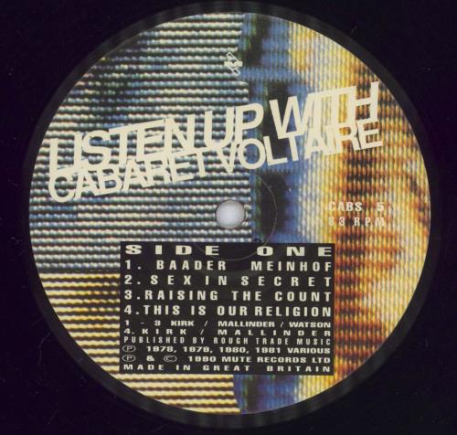 Cabaret Voltaire Listen Up With Cabaret Voltaire UK 2-LP